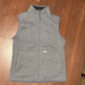 Figs On shift sweater knit fleece Vest
